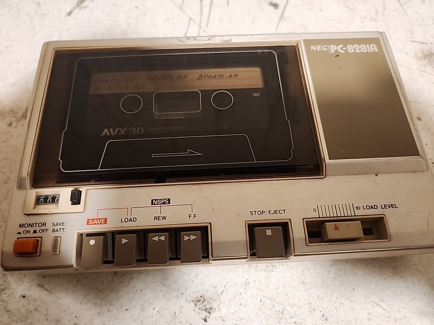 Rare Vintage NEC PC-8281A Data Recorder For PC-8200