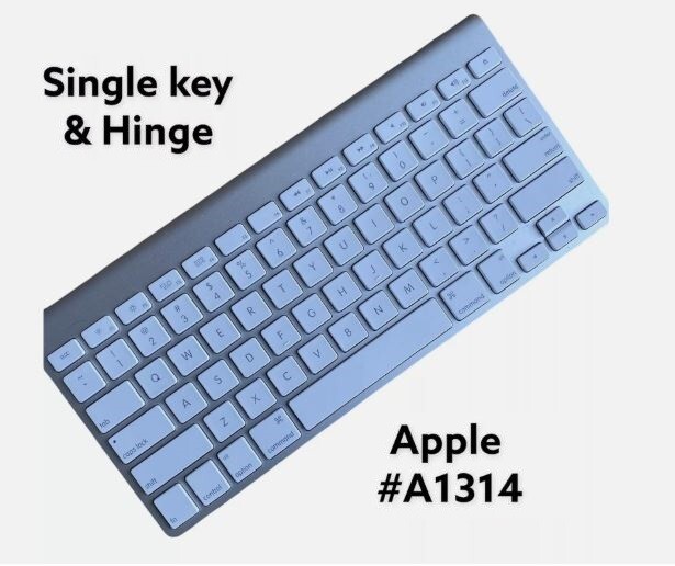 ORIGINAL Keys For Apple Wireless Keyboard A1314 Individual Key & Hinge Spring