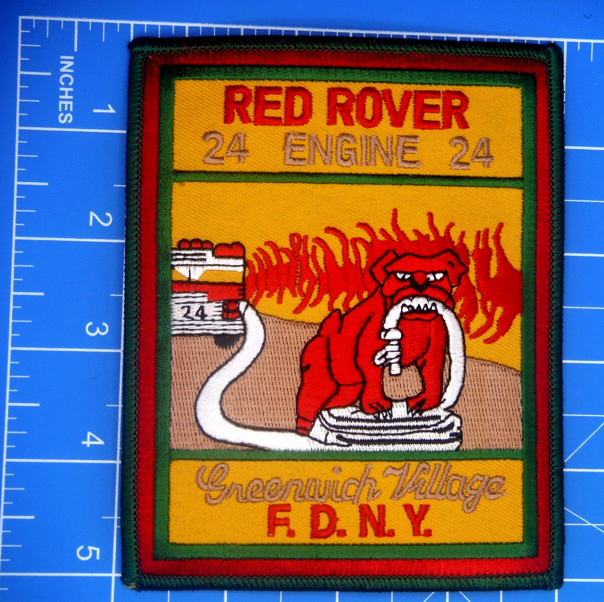 FDNY New York City Fire Department Engine 24 Rd Rover patch-B