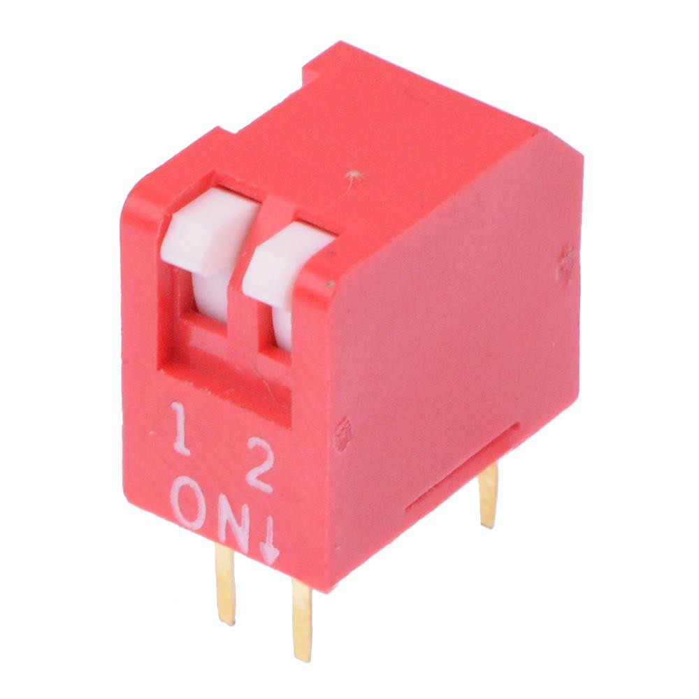 NDP02TV APEM 2-Way Piano DIP Switch 2.54mm SPST