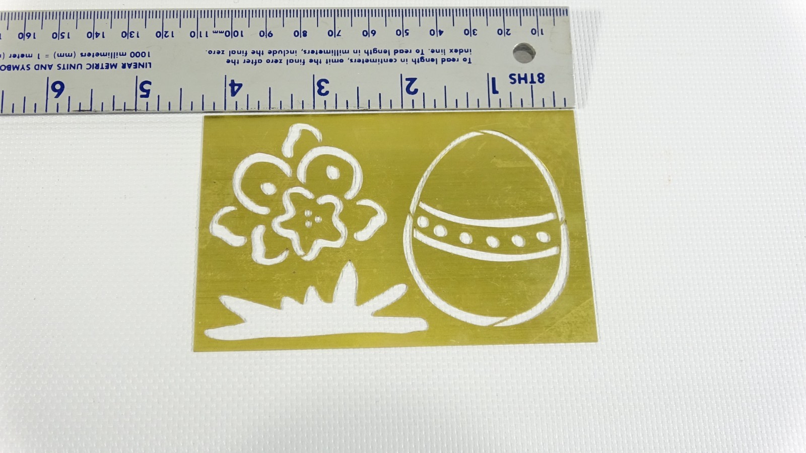 Egg & Flower 2006 Lasting Impressions Embossing & Stenciling - L9397