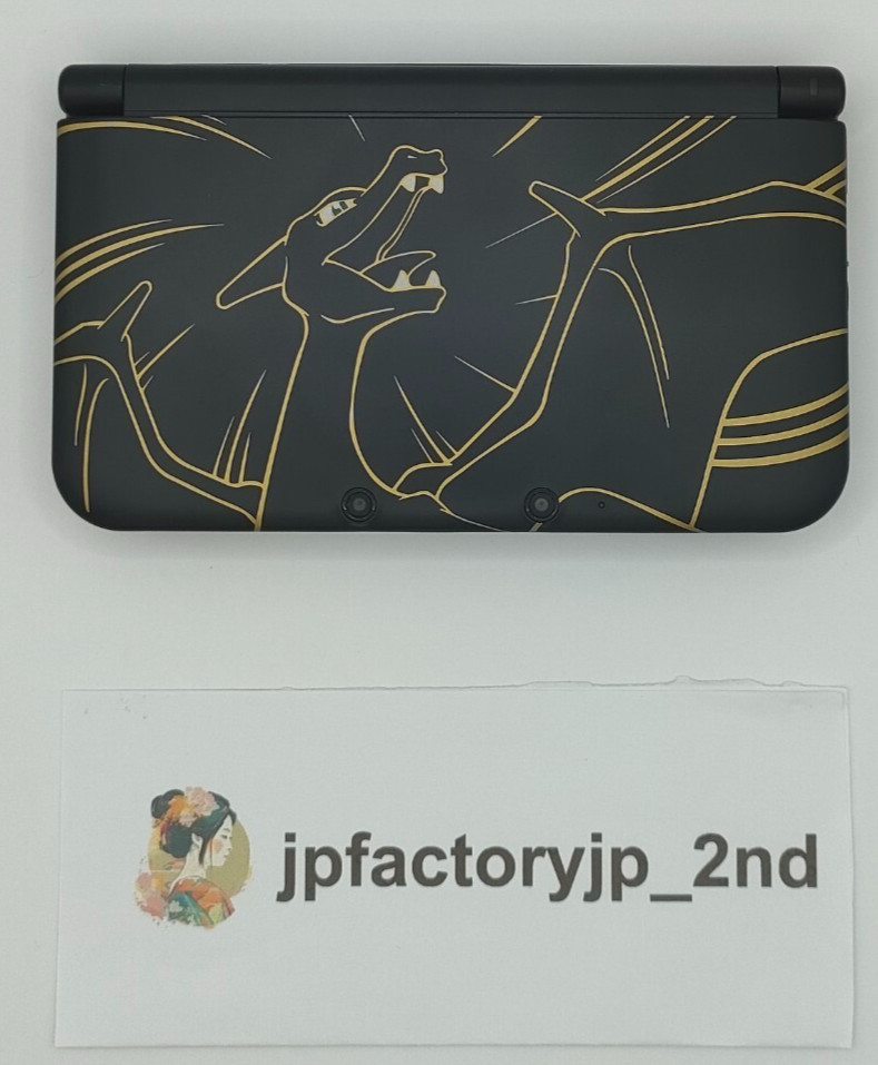 Nintendo 3DS LL XL Console Body Only Pokemon Charizard Edition Japanese ver./pen
