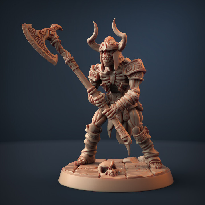 Undead Draugar C Helmet - Artisan Guild - Fantasy Dungeons and Dragons Mini