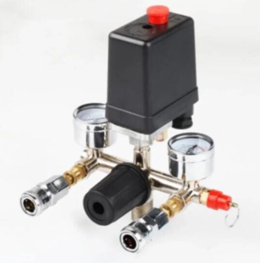 20A 220V Air Compressor Pressure Switch Controller 0.5-0.8MPA 5-8BAR 90-120PSI