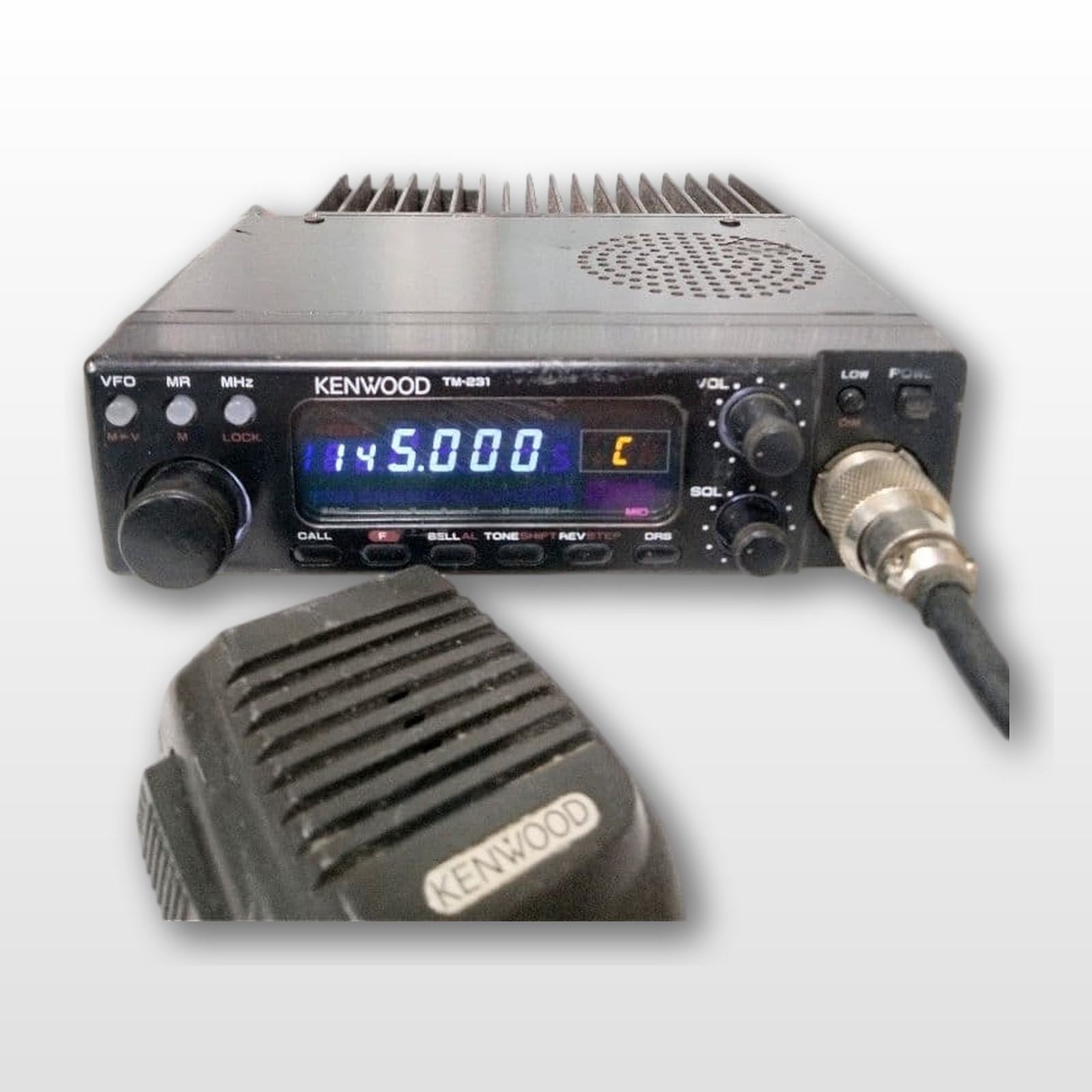 Kenwood TM-231S 145MHz High Power Amateur Radio Transceiver Tested Used Japan