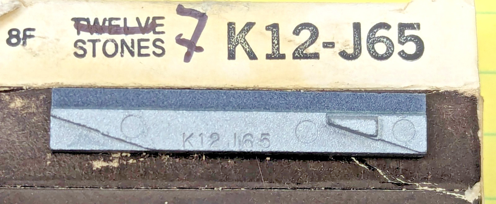 K12-J65 Sunnen 400 Grit Silicon Carbide K12 Mandril (Set Of 7 Stones)#15
