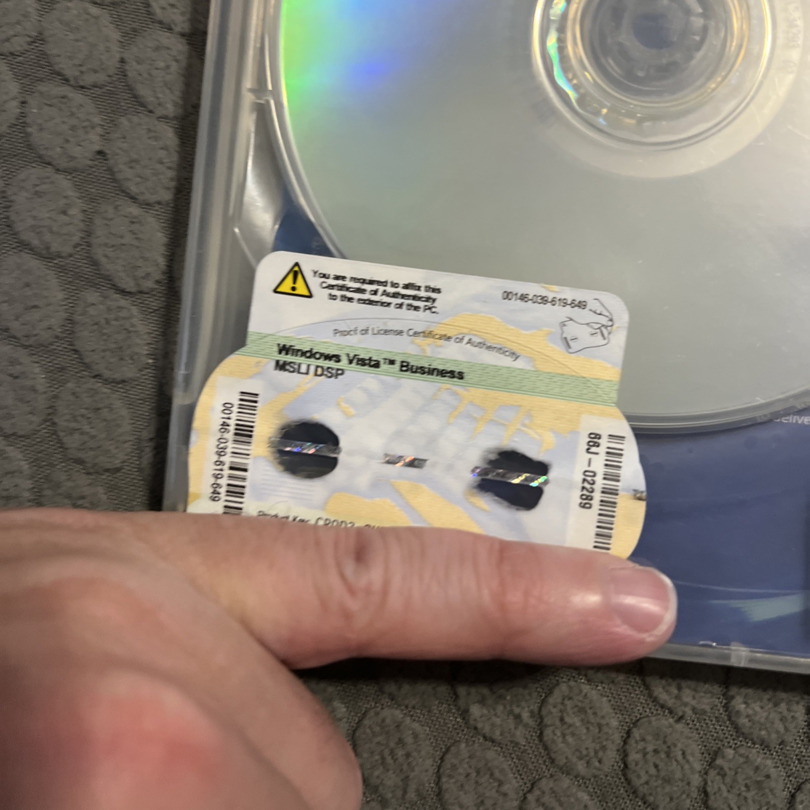 Microsoft Windows Vista Business 32-Bit Y