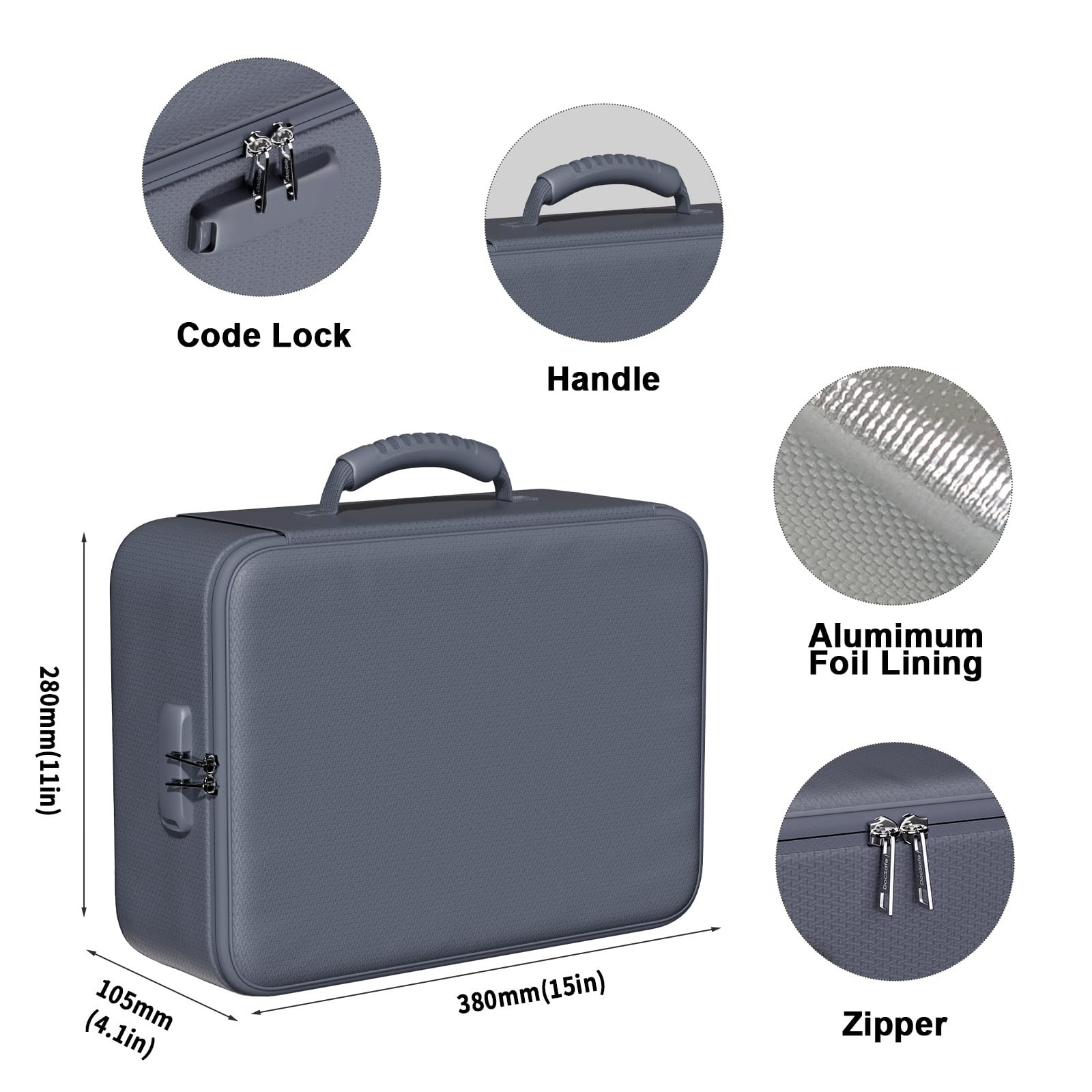 Docsafe 5200F Document Organizer Lockupgraded Heat Insulated