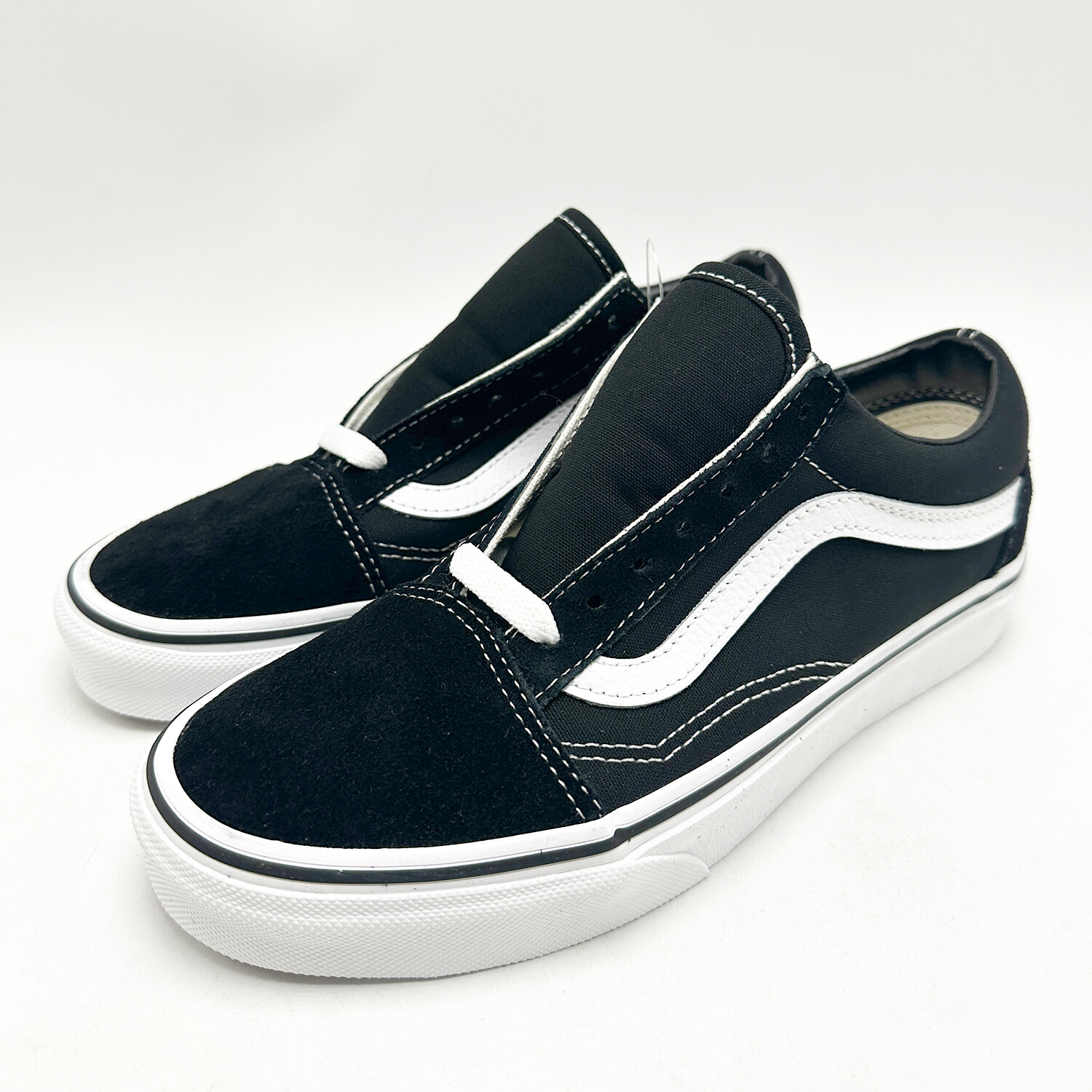 *NEW* Unisex VANS OLD SKOOL Skate Shoes BLACK / WHITE (VN000D3HY28) 👍