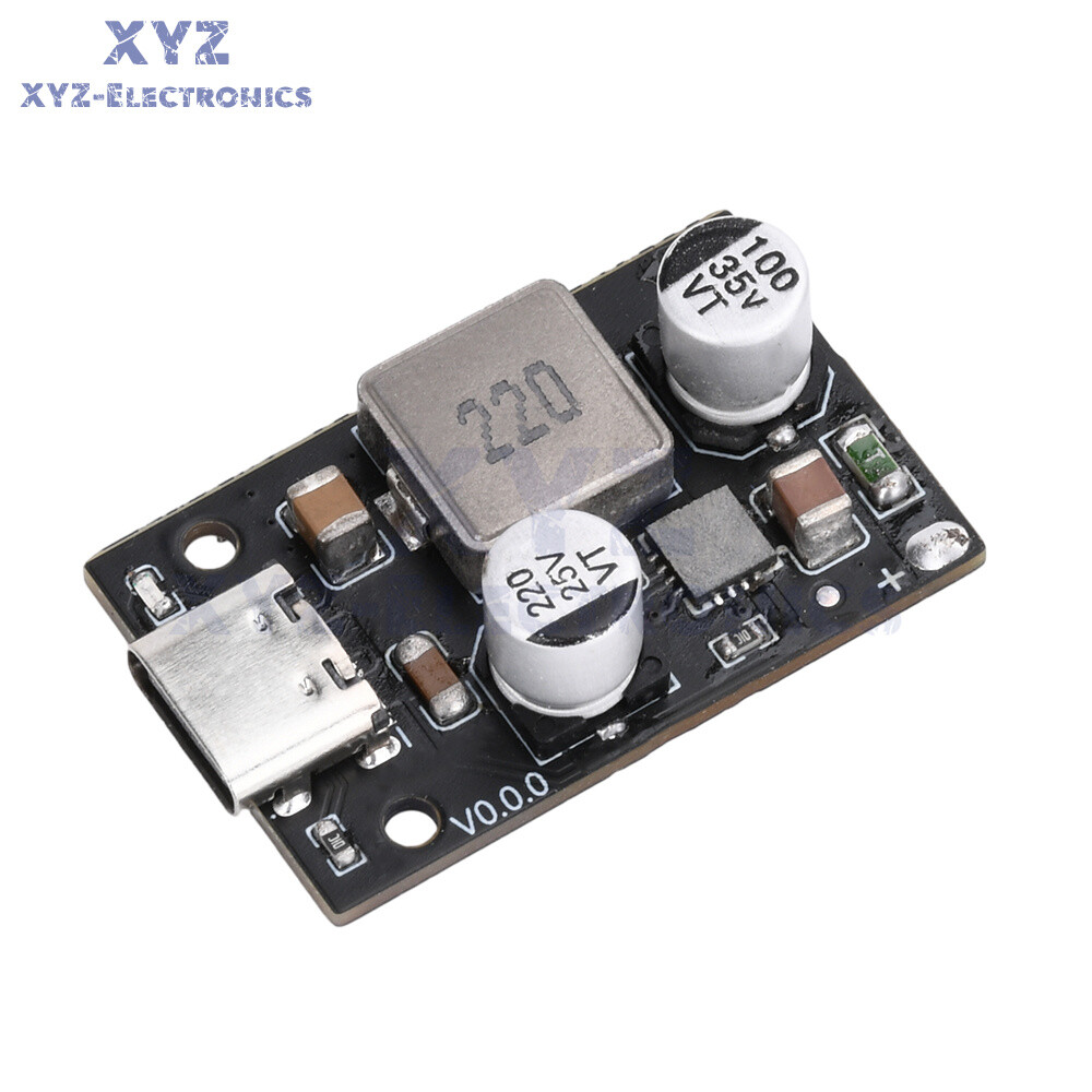 1-10*DC8~30V PD65W Fast Charging Module Step-Down Support PD3.1 QC3.0 SCP Type-C