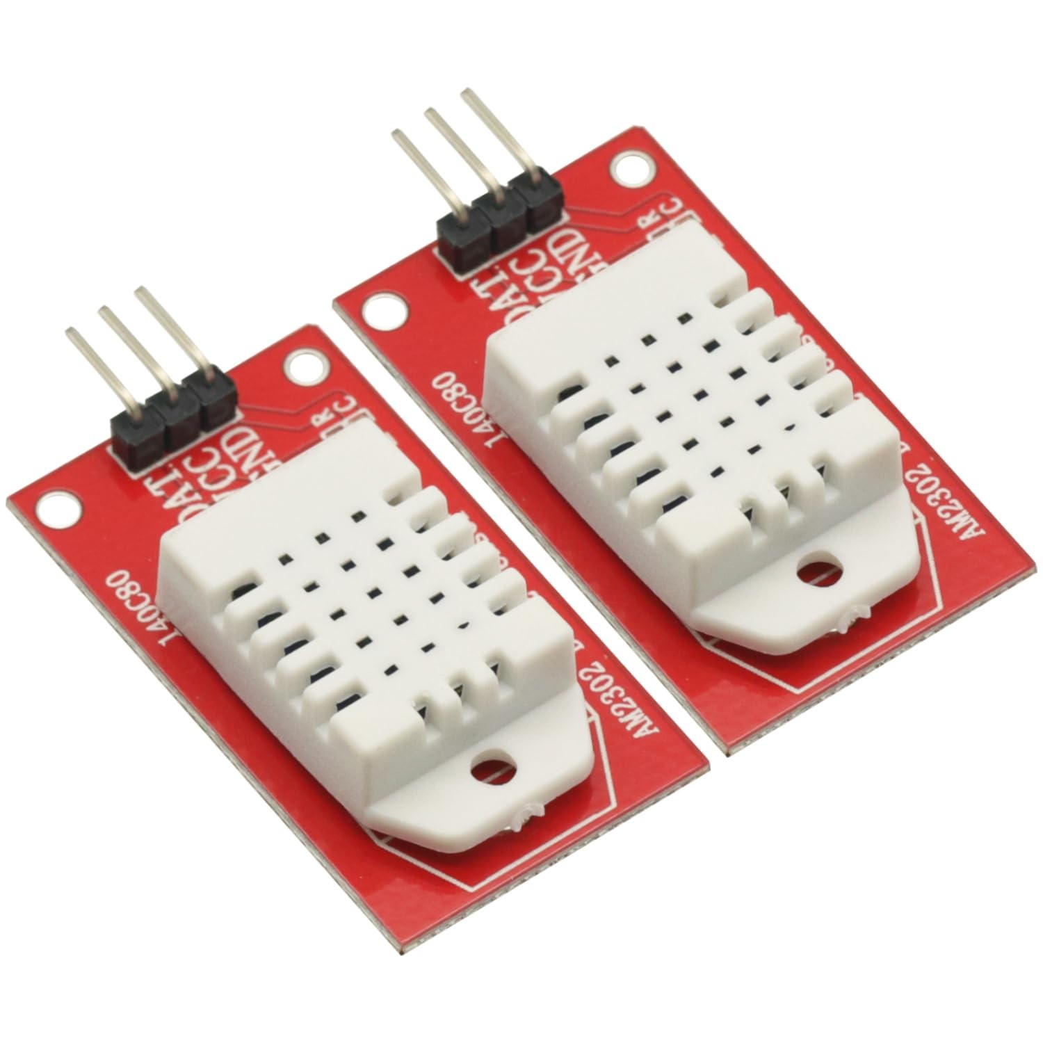 2 Pcs AM2302 DHT22 Digital Temperature and Humidity Sensor Module 5V Single B...