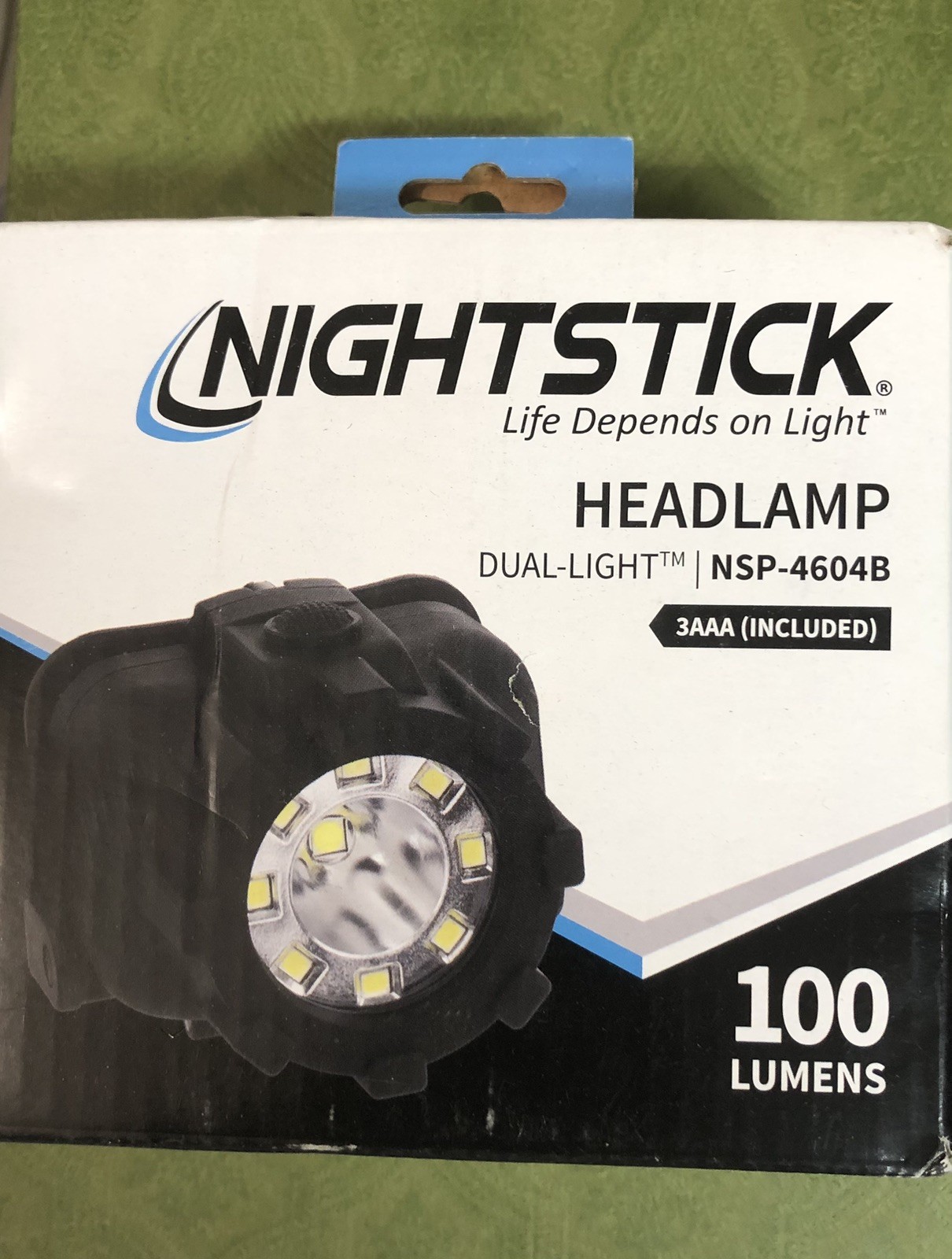 Brand New Nightstick Headlamp Dual Light 100 Lumen Model NSP 4604B