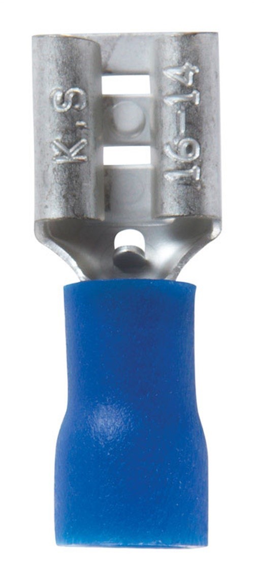 Jandorf 60872 Copper Vinyl-Insulated Female Disconnect Terminal 16 to 14 AWG