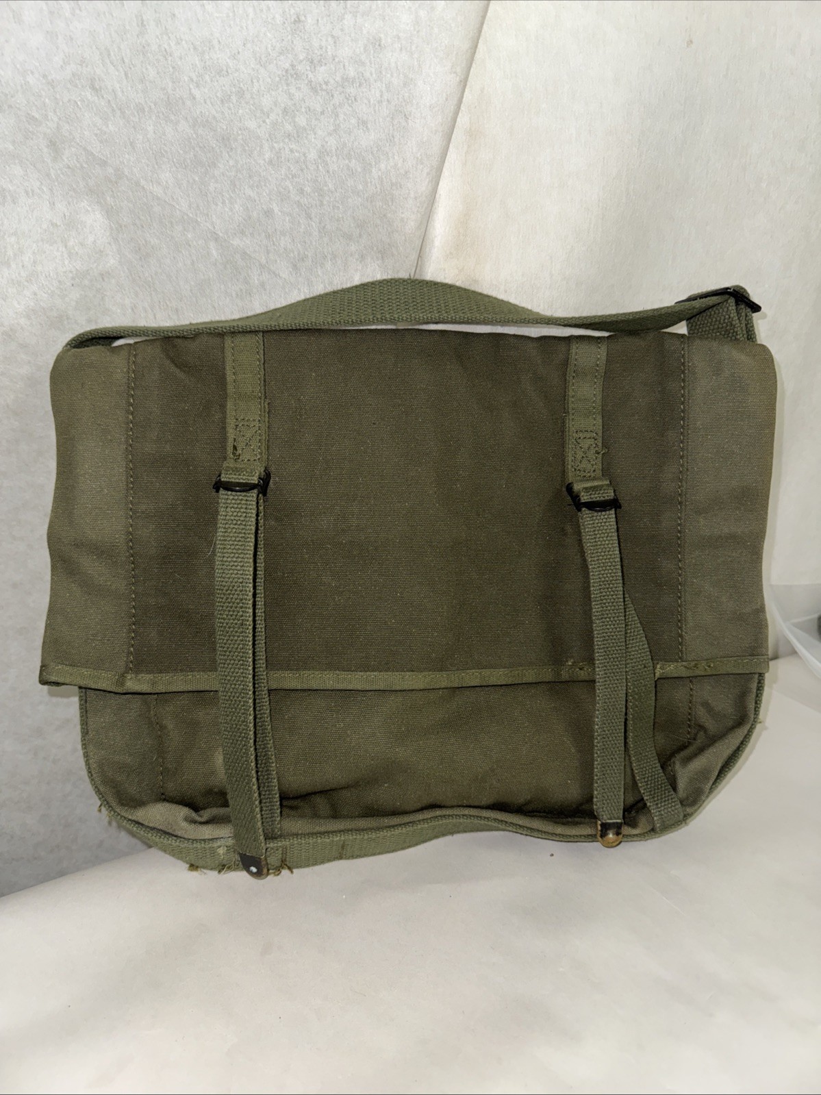 Vintage US Military Canvas Fold Top Field Pack Cargo 8465-382-7967