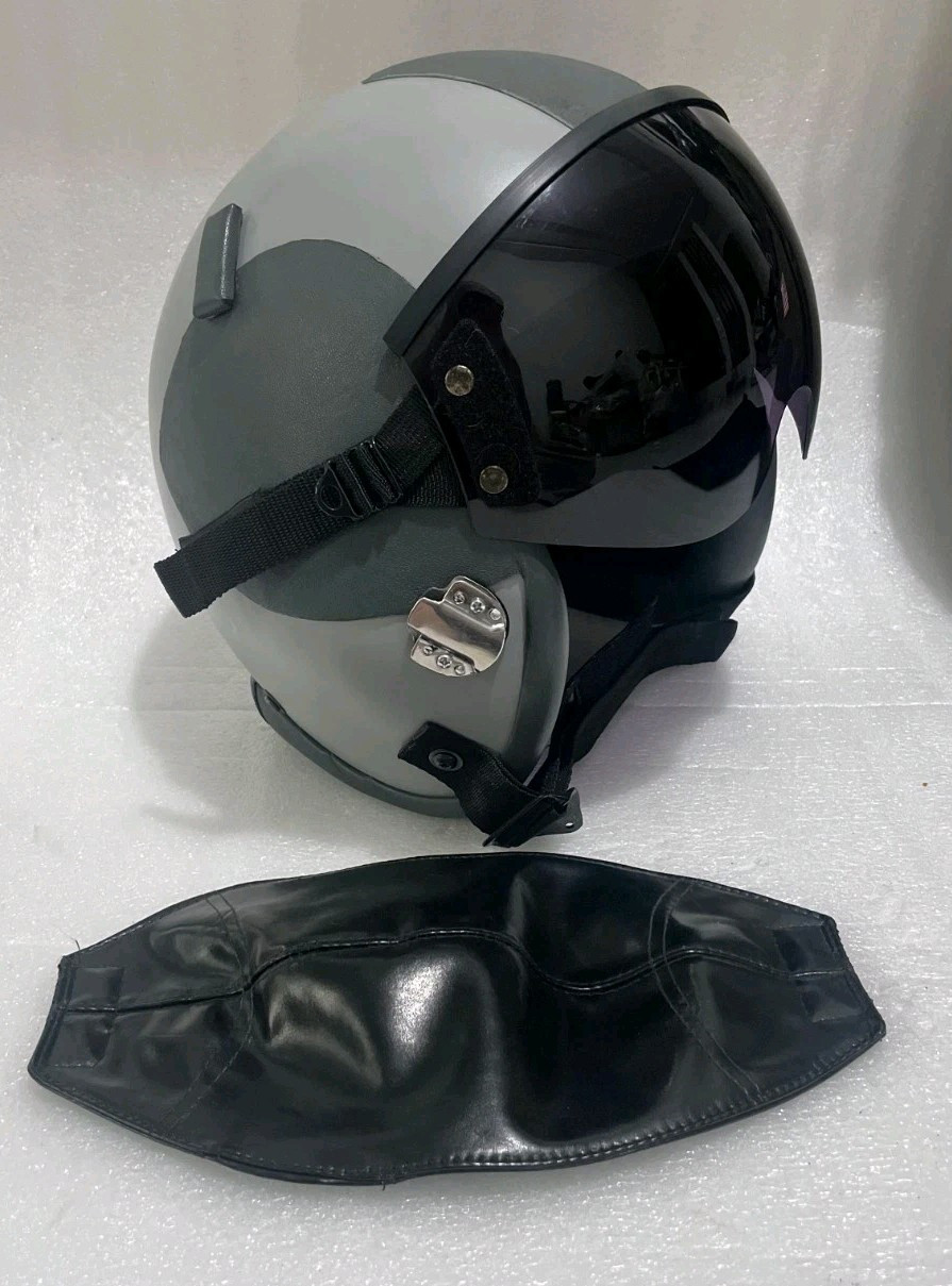 Hgu-55 Fighter Pilot Helmet With Leather Edgeroll+BAG
