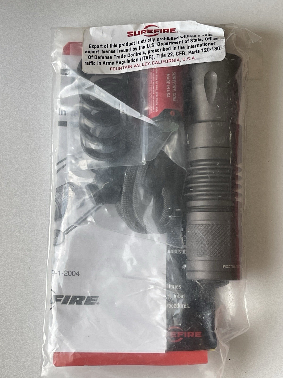 Surefire M1 IR Flashlight Push Button Switch Infrared Light Pocket LED Light
