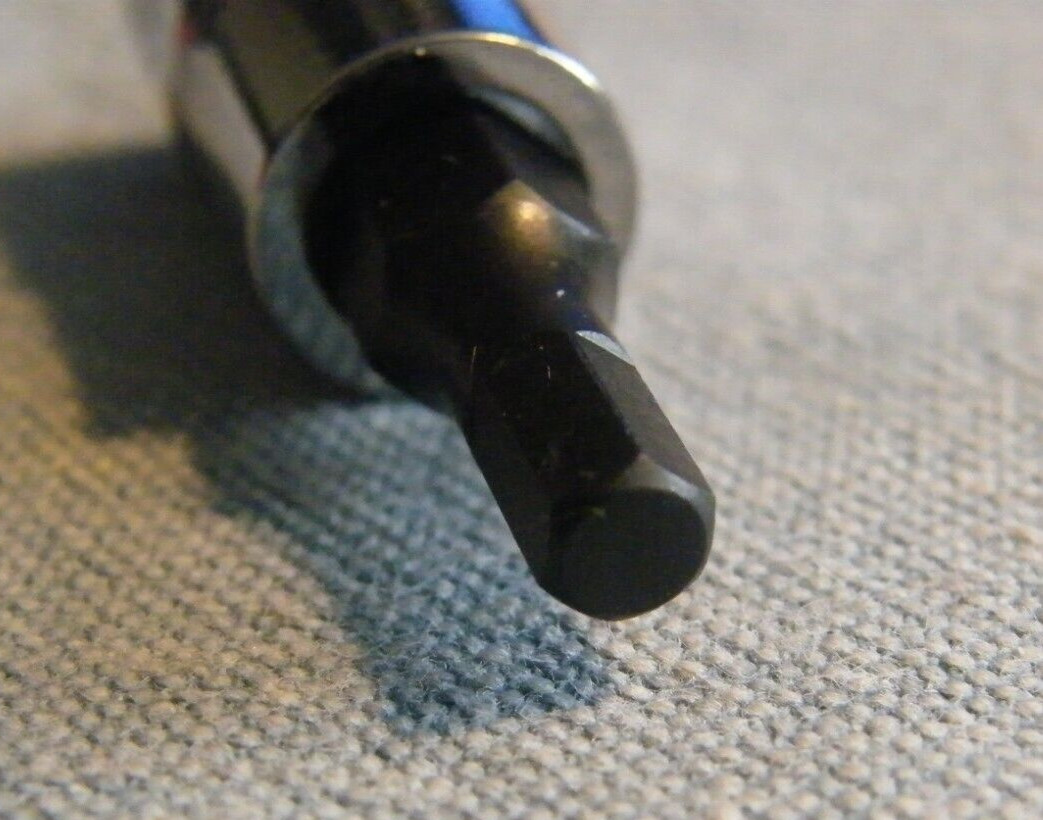 Blue Point 4MM  1/4" drive BLPHSM0144 HEX bit NEW unused socket screwdriver
