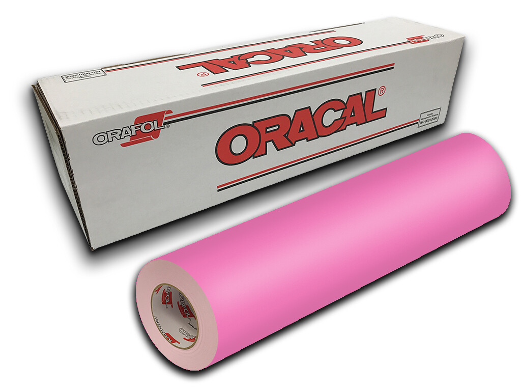 12" X 10yd - Bubble Gum Matte Oracal 631 Exhibition Cal Vinyl Roll