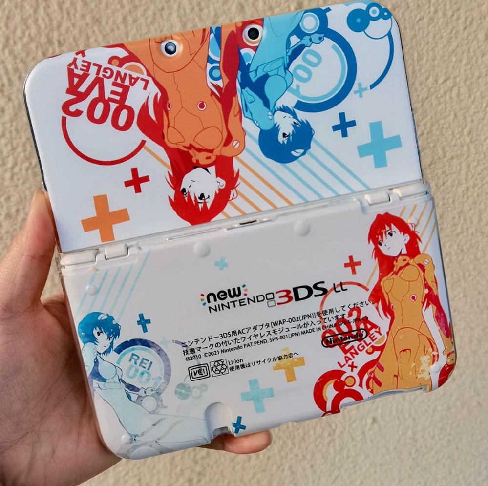 EVA Custom Faceplate Rei Ayanami Asuka Langley Nintendo series console parts Hot