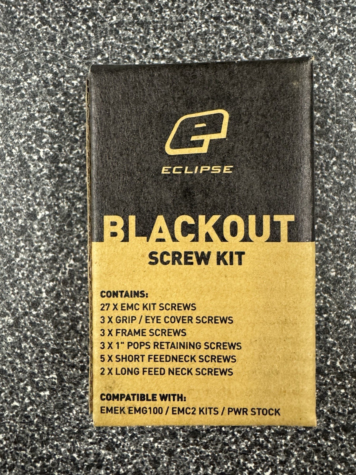 Planet Eclipse EMF Blackout Screw Kit. BNIB. NOS. Rare!