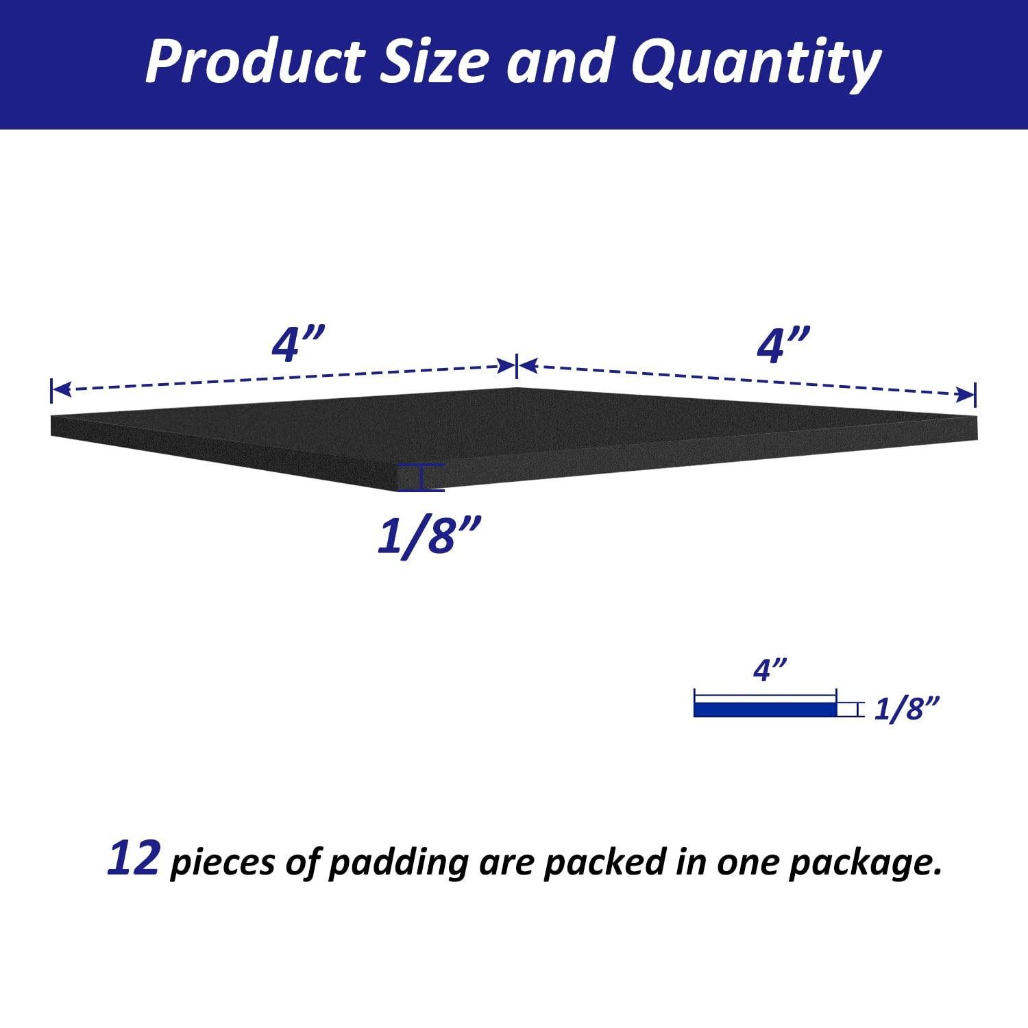 Foam Padding Sheets with Adhesive Backing - Self Stick Neoprene Insulation Foam,