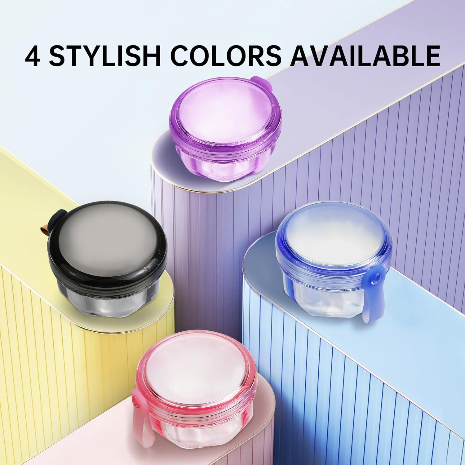 Leak Proof Denture Cups for Soaking, Travel Retainer Cleaning Container Case
