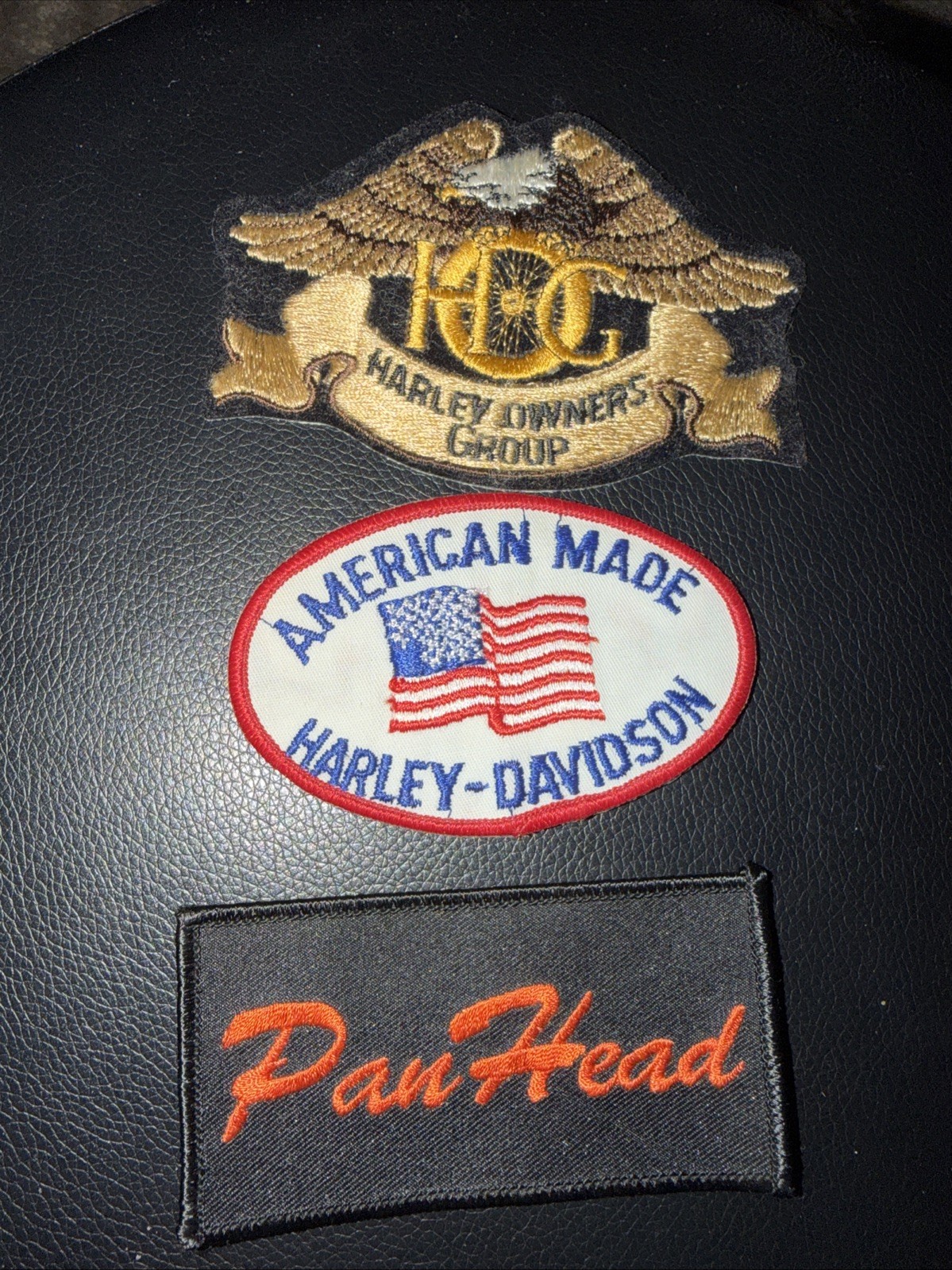 HARLEY-DAVIDSON PATCH LOT OF 3