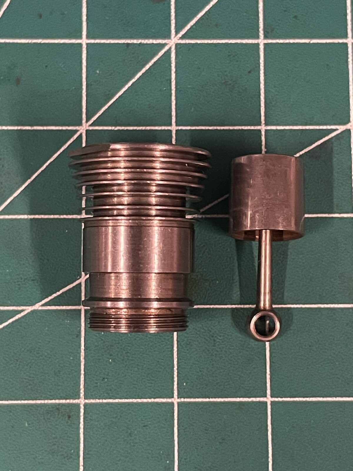 Cox TeeDee .049 Cylinder Blank, Unported And Not Bored With Used Piston (214)