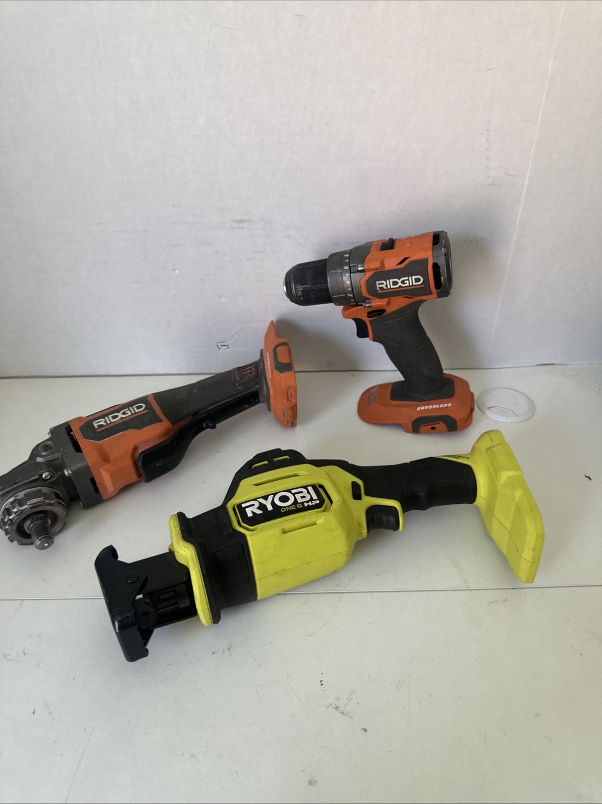 RIDGID TOOLS & Ryobi 3PCS **For Parts or Repair**