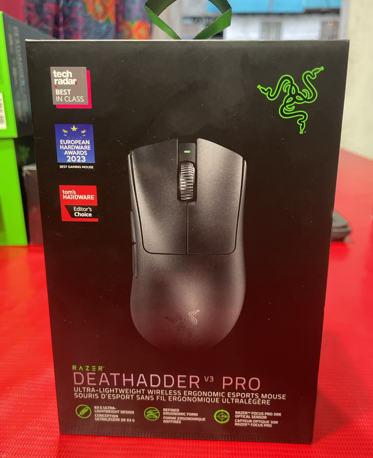 NEW AND SEALED Razer DeathAdder V3 Pro Wireless Gaming Mouse - Black