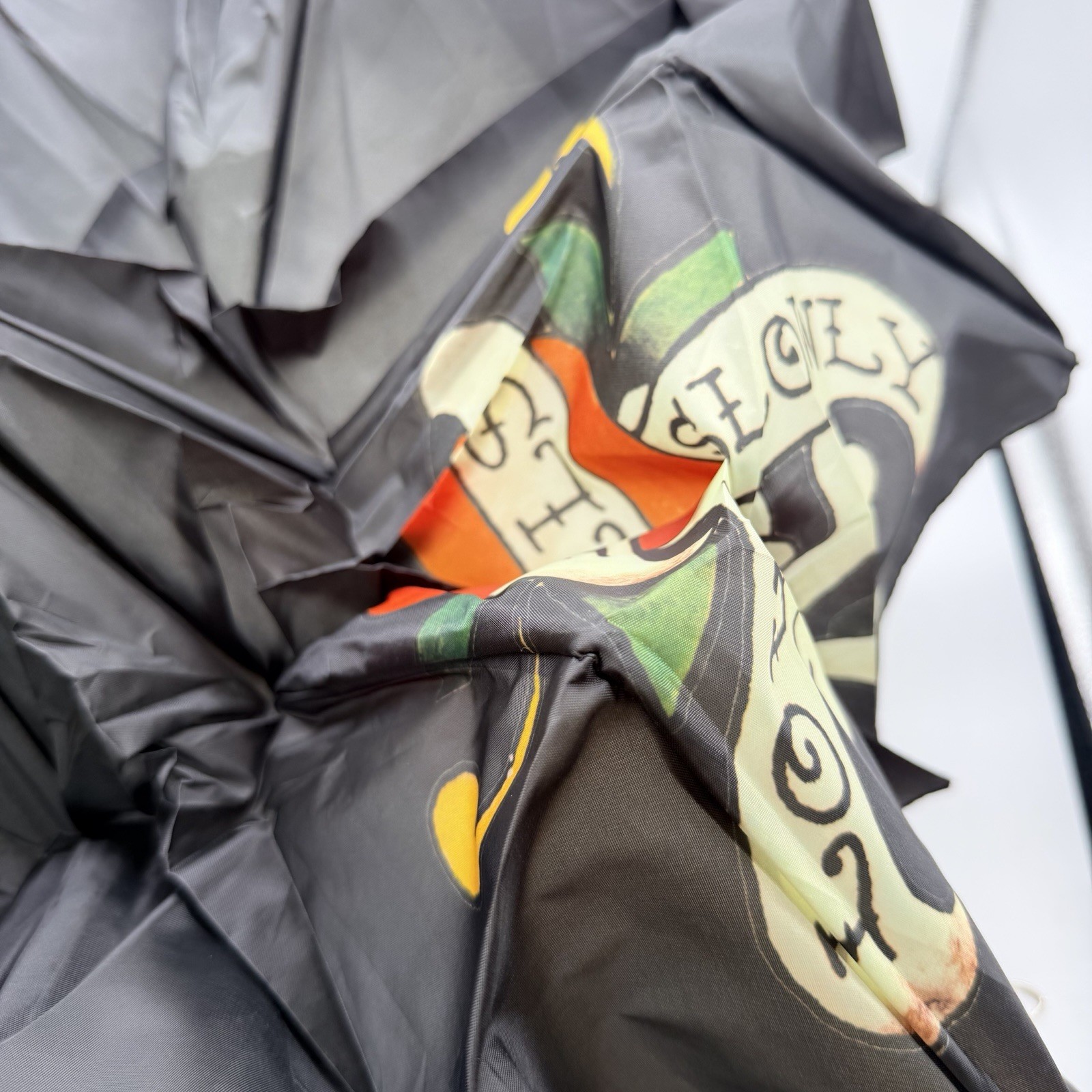 Ed Hardy Compact Black Umbrella