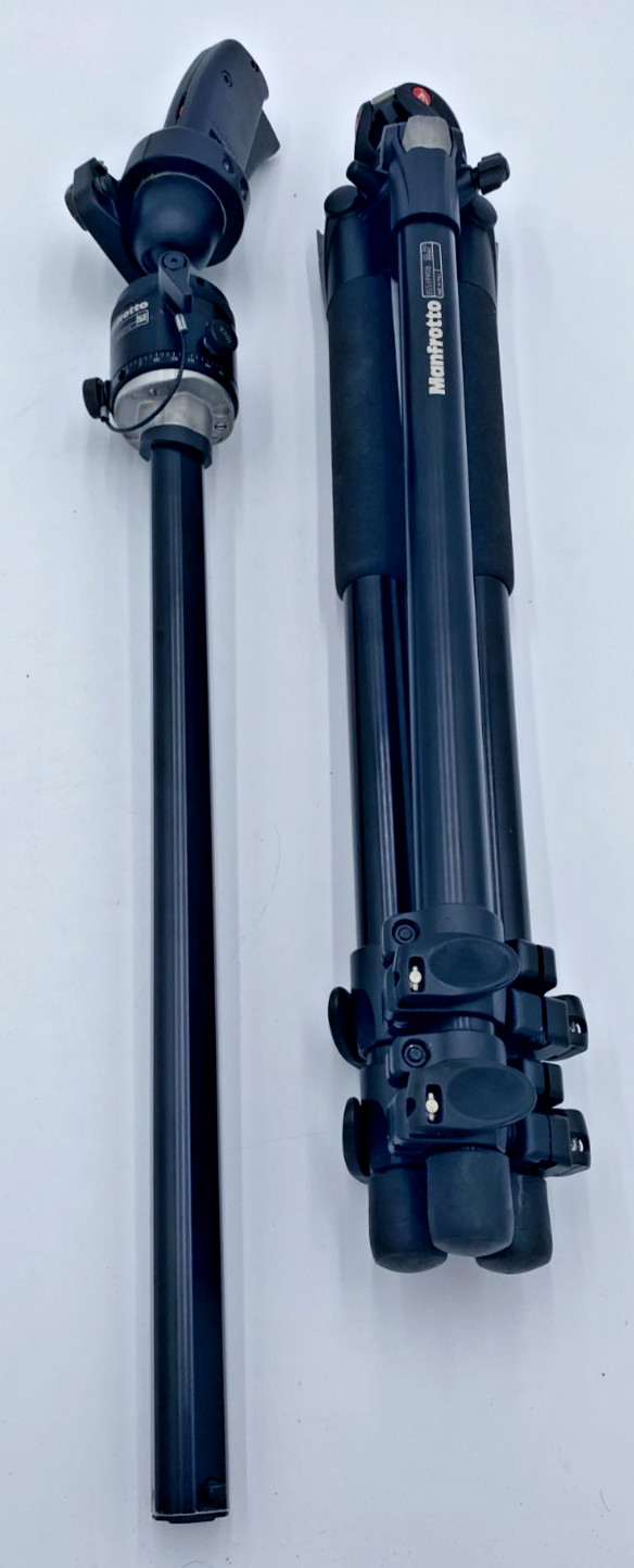 Manfrotto 055XPROB Tripod & Panoramic Rotation Unit & Manfrotto Grip Action Head