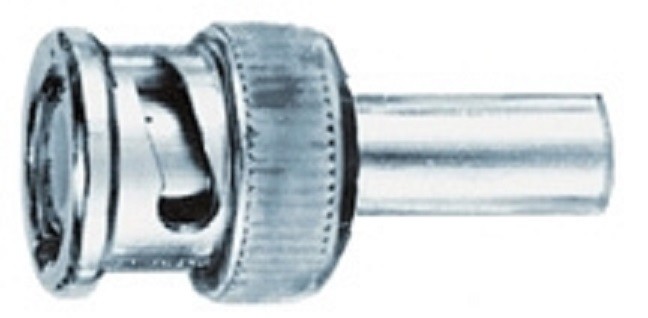 1 PIECE - CES - BNC MALE CONNECTOR FOR RG58U - CRIMP-ON TYPE # 62-0117