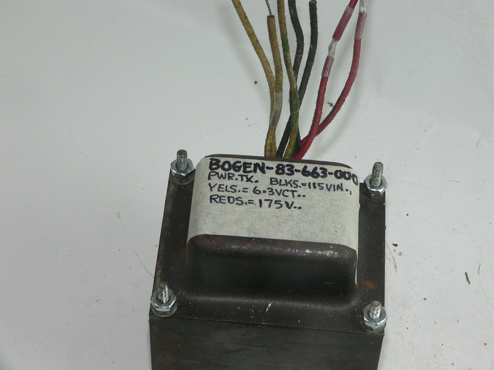 1 Bogen #83-663-000  Power Transformer--Tests good