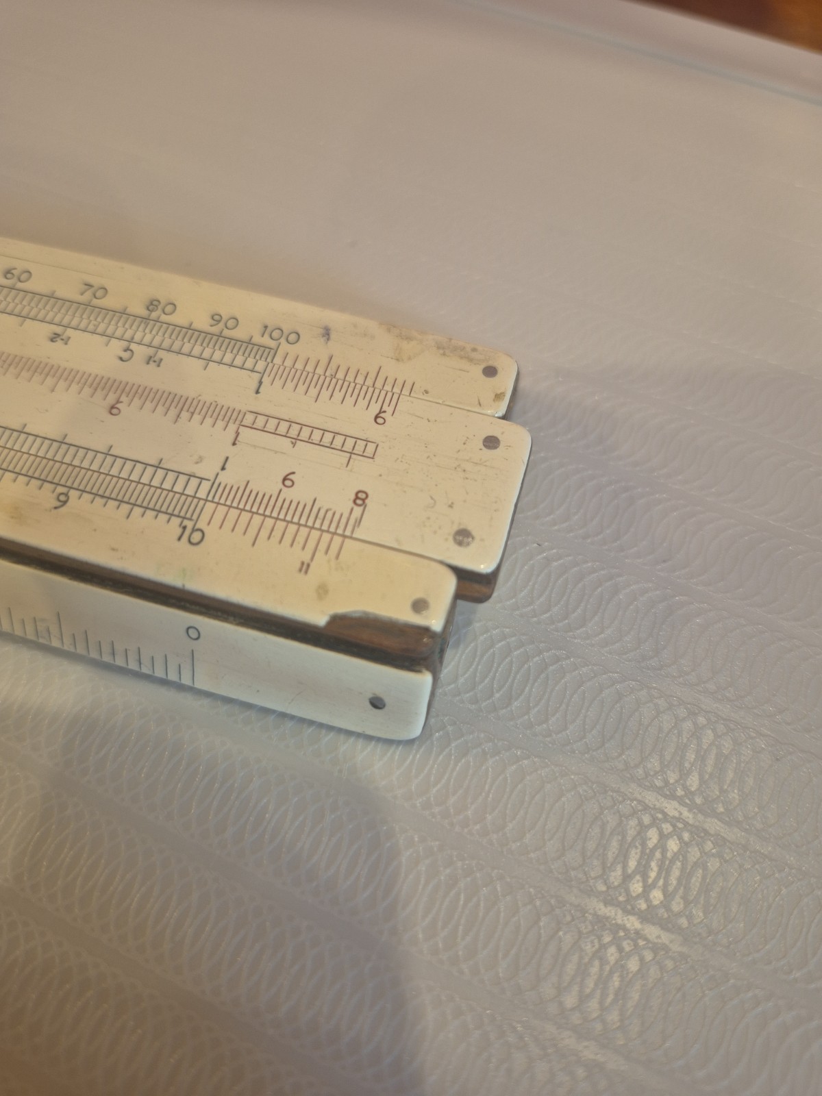 Vintage PIC Engine Divider Slide Rule With Cursor Engineering Calculator Tool