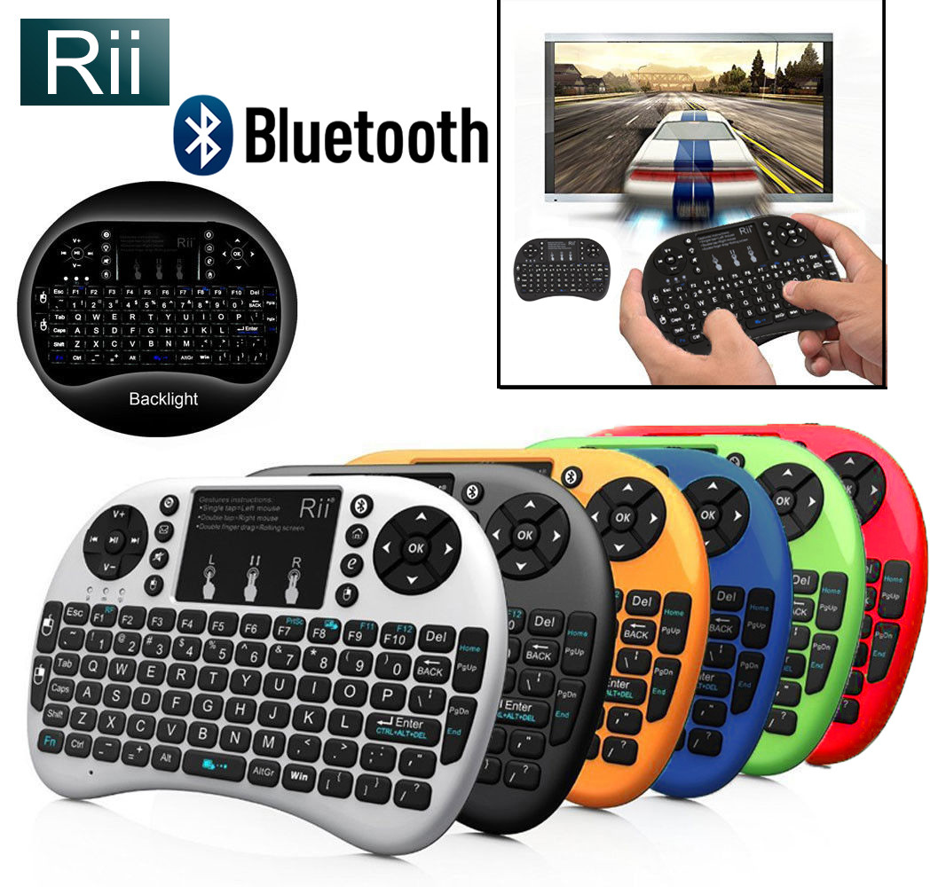 Rii i8+ BLUETOOTH Mini Wireless Backlight Touchpad Keyboard with Mouse Combo