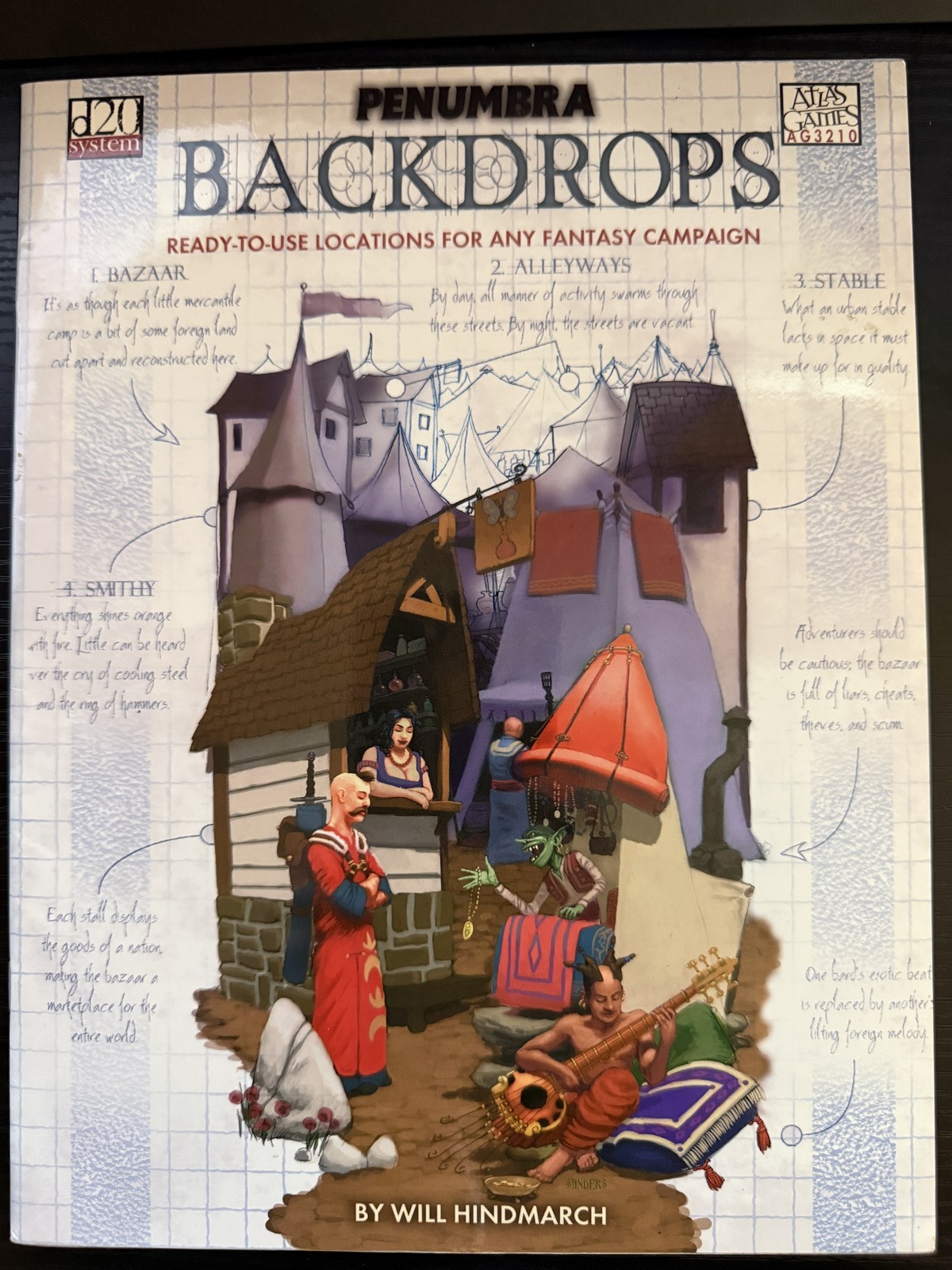 AG3210 Backdrops - Ready to use Locations for any Fantasy Campaign