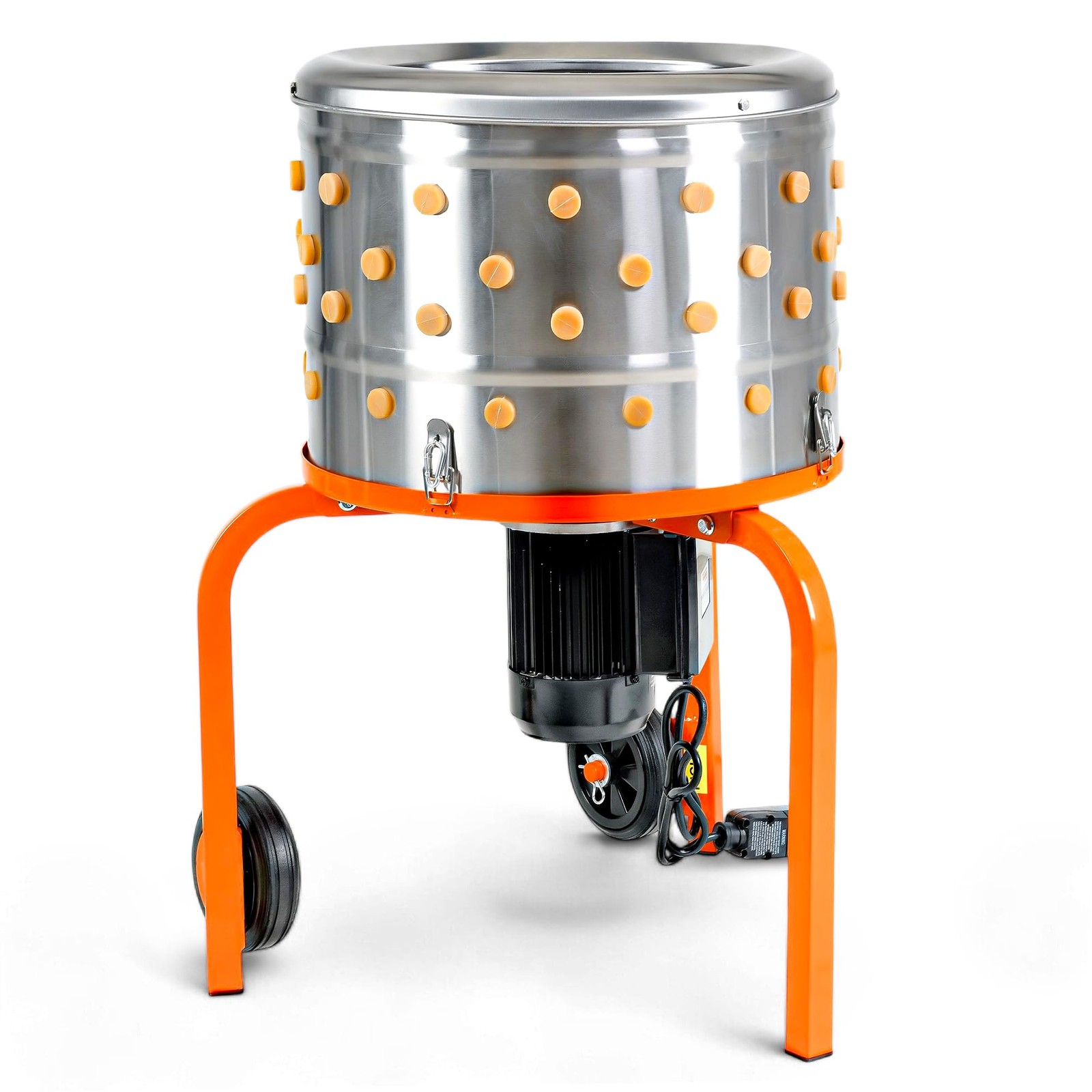 Electric Chicken Plucker Machine 1HP 20" Stainless Steel Poultry Processing 92