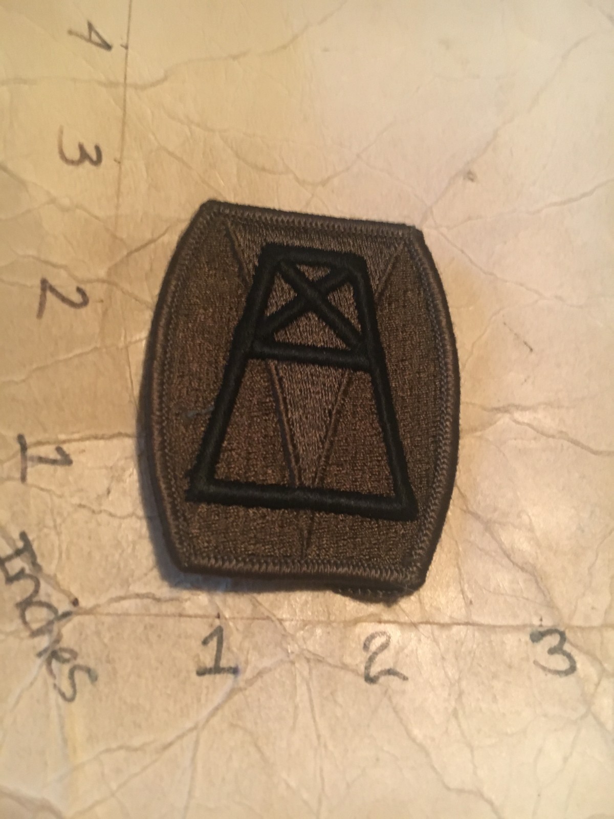 US Army 156th Quartermaster Command m/e subdued patch 10/9/25