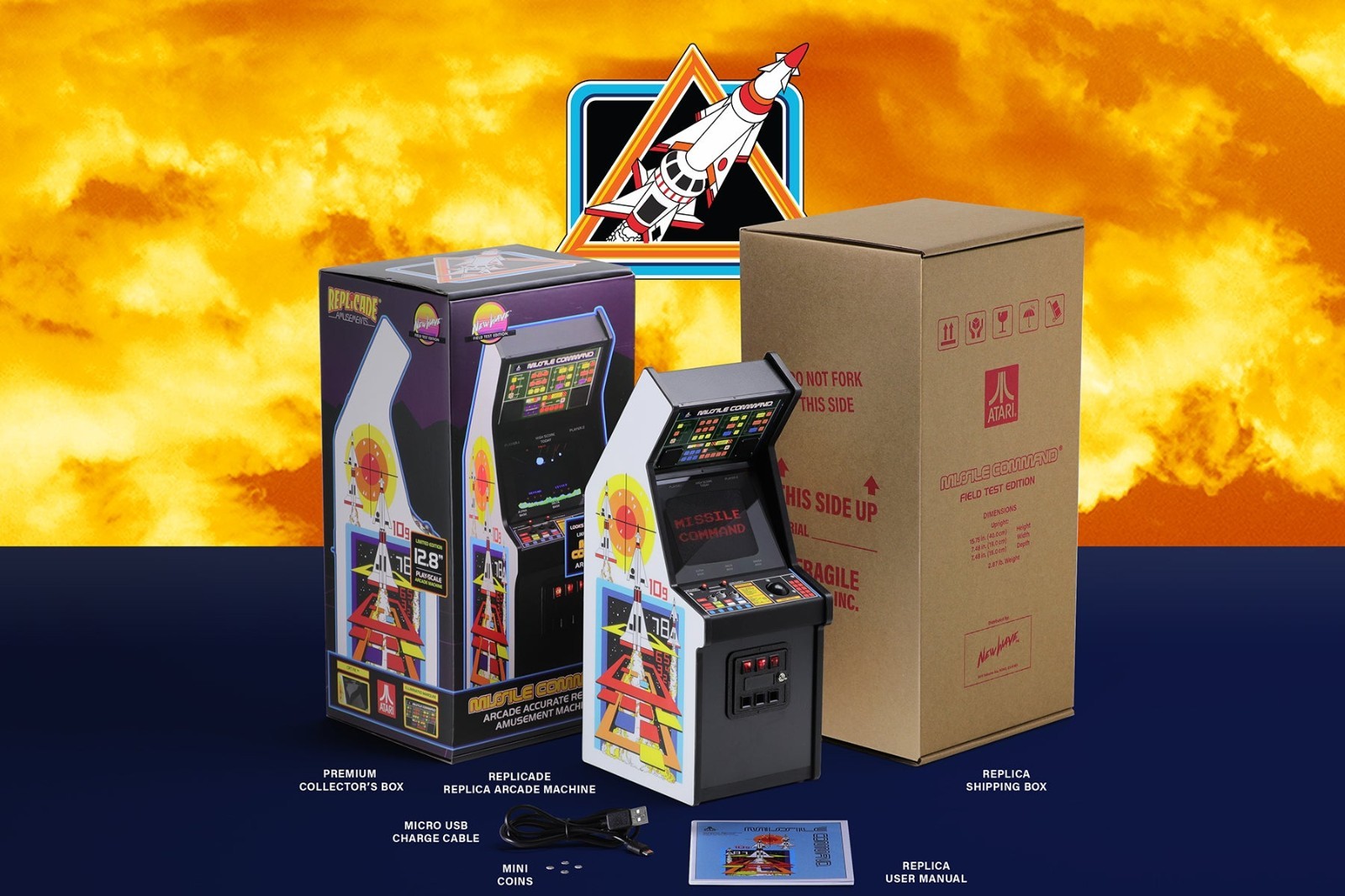 Missile Command x RepliCade Field-Test Edition - New Wave Toys