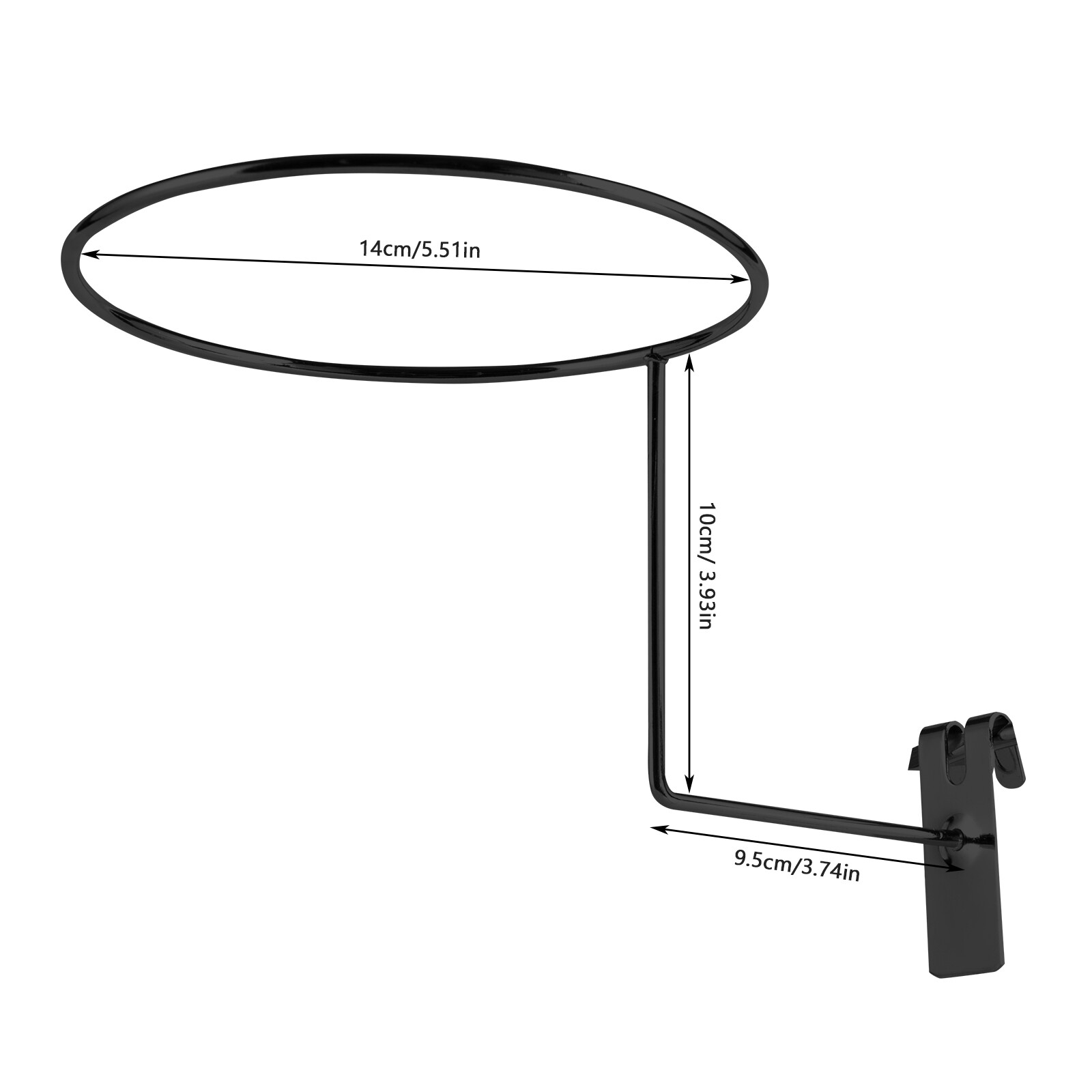 24 Premium Iron Hat Racks - Space-Saving Wall Mount Hang Display Hooks