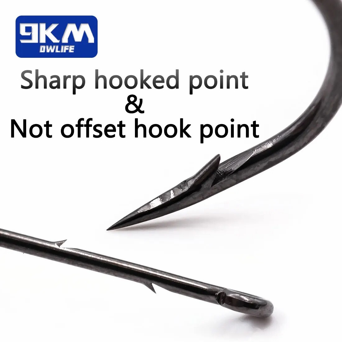 25~100Pcs Worm Hooks Long Shank Barbed hooks Baitholder hooks Live Bait hooks