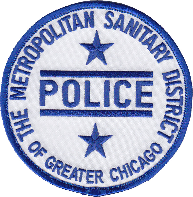 METROPOLITAN SANITARY POLICE SHOULDER PATCH: Patrolman Circle