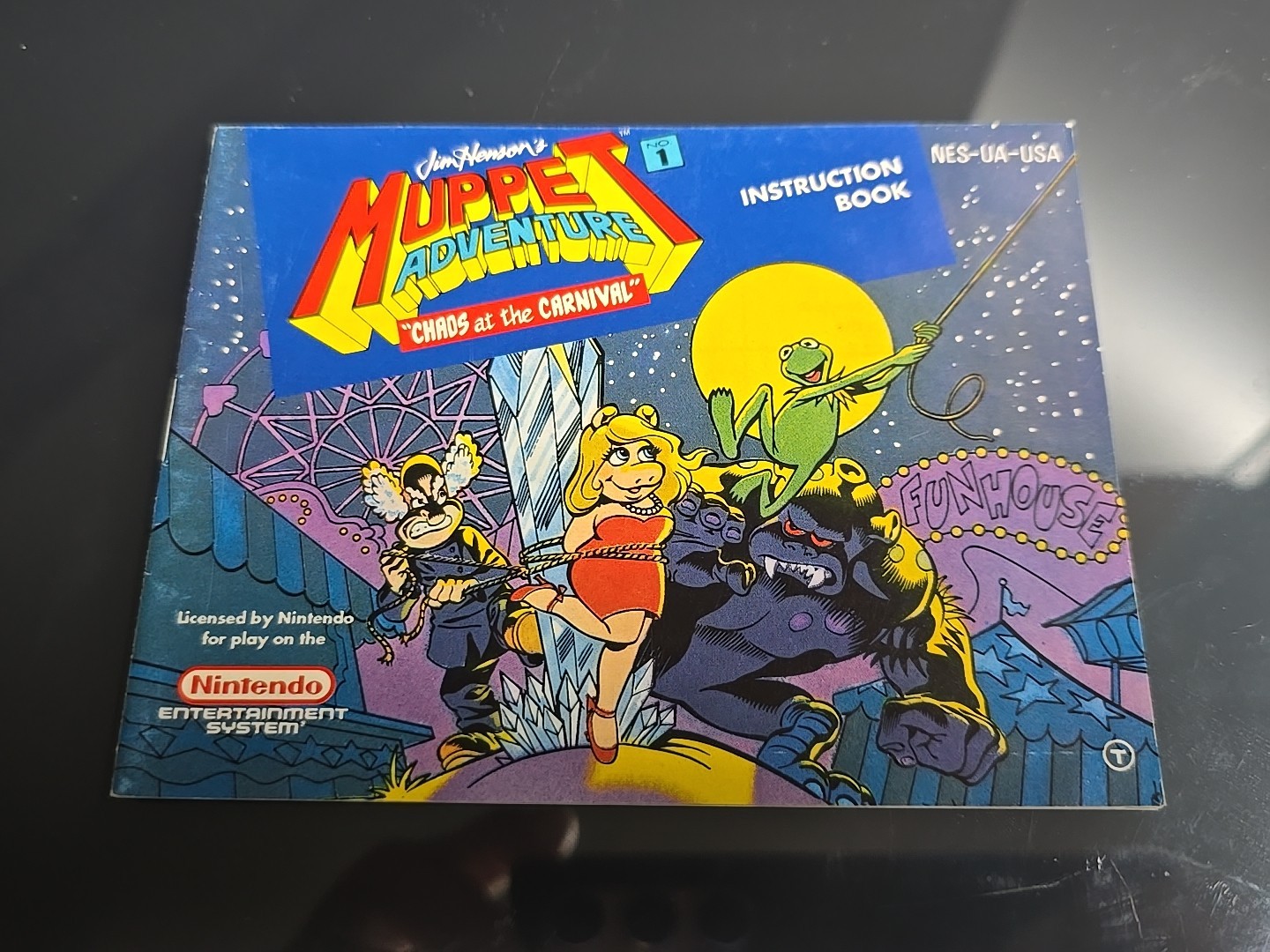 Muppet Mousecapade Nes Manual Only
