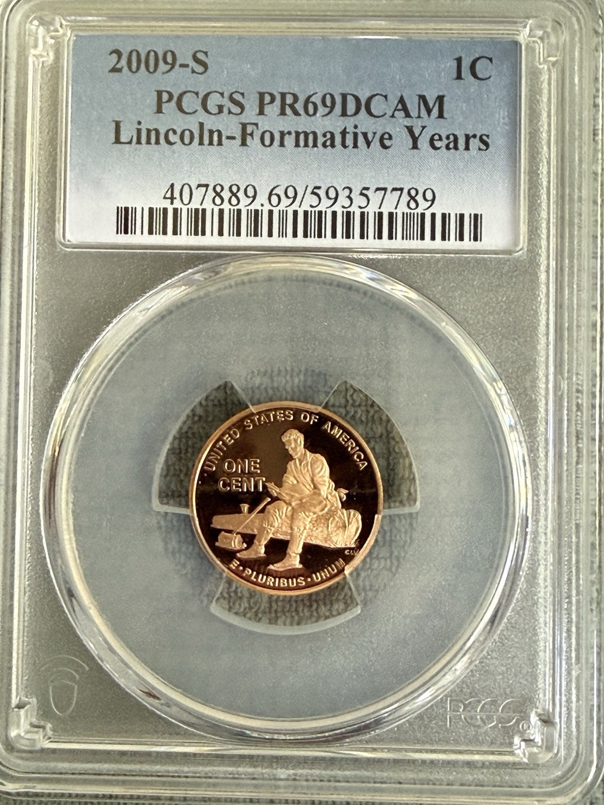 Lincoln Bicentennial 2009-S Proof Small Cent PCGS PR69DCAM RD 4-Coin Set
