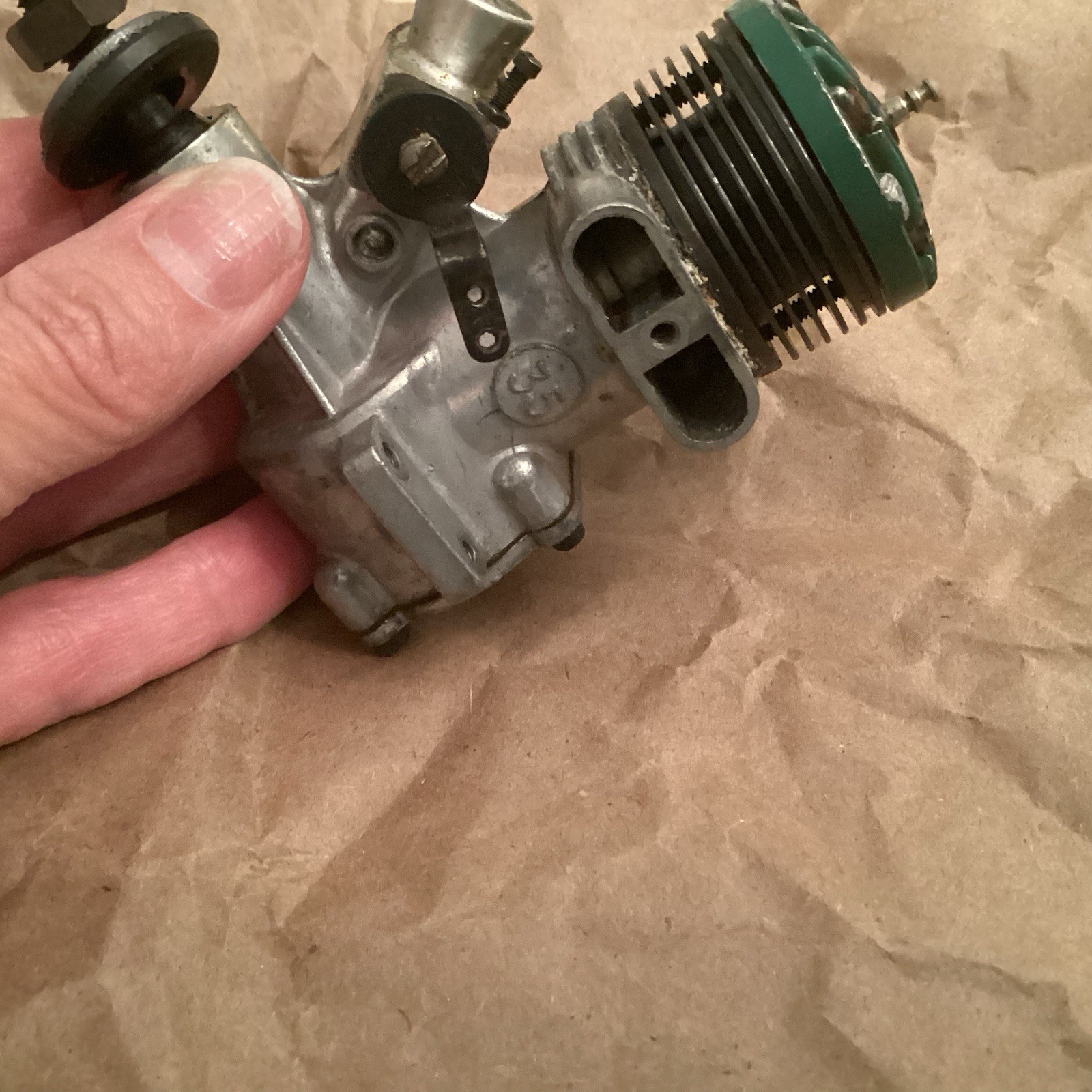 Vintage Torpedo 35 RC Carbo Engine Bench Tested