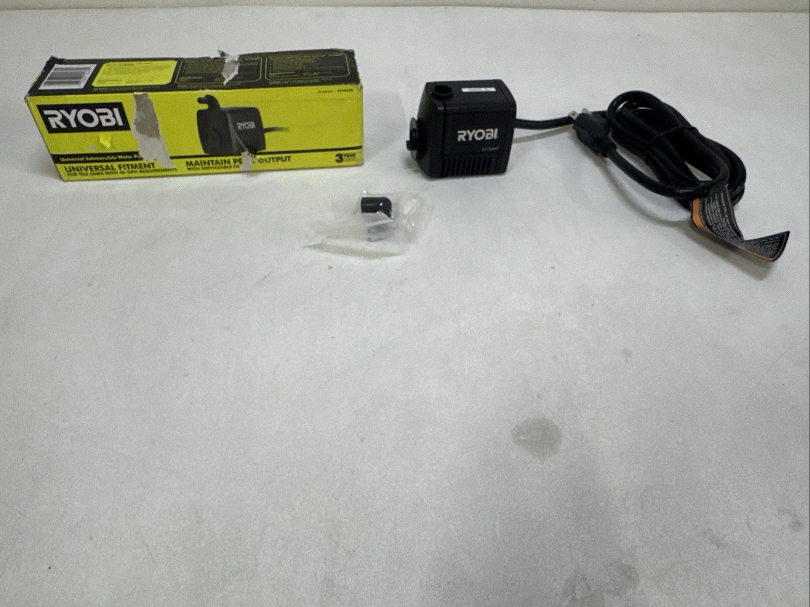 Ryobi Universal Wet Tile Saw Blade Cutter Water Pump Filter 40 GPH Accessory New