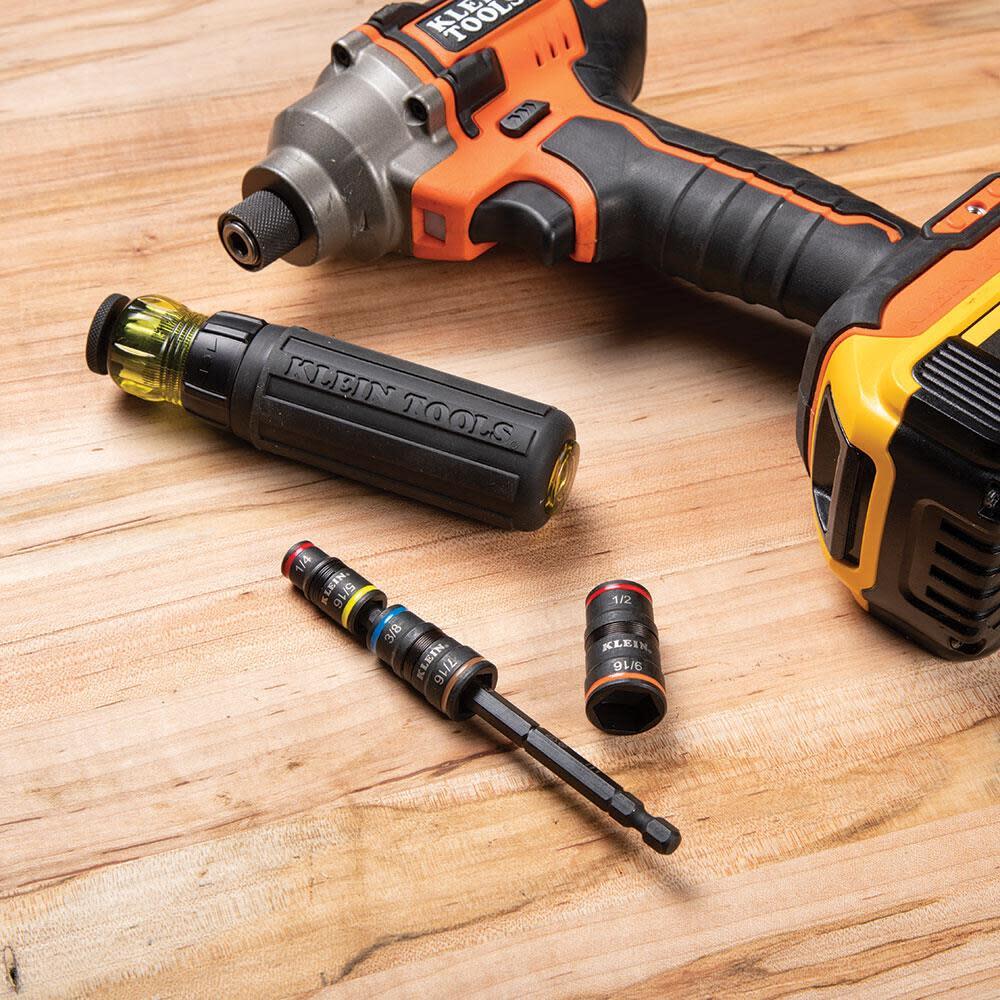Klein Tools 7-In-1 Impact Flip Socket Set