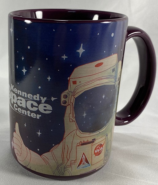 Kennedy Space Center Astronaut in space Ceramic Coffee Cup Mug