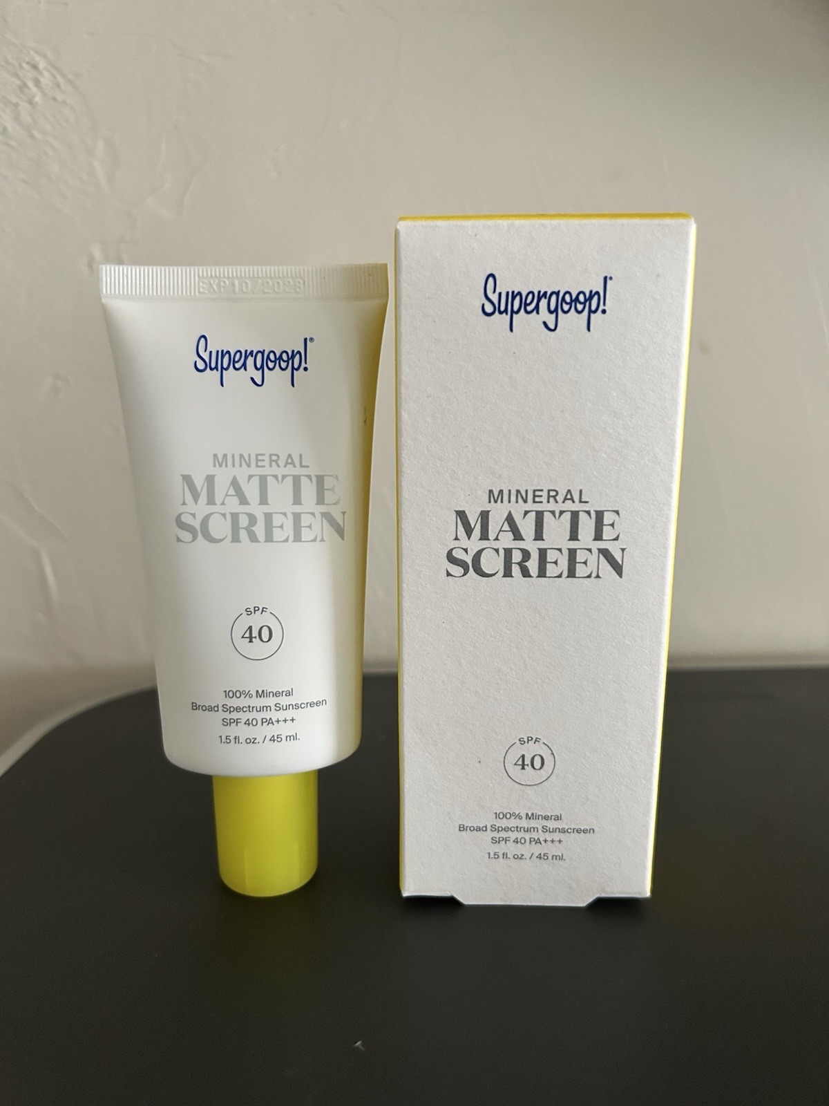 Supergoop! Mineral Mattescreen Physical Sunscreen Cream SPF 40, 1.5 fl oz - NIB